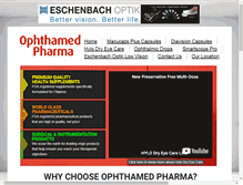 Tablet Screenshot of ophthamedpharma.com
